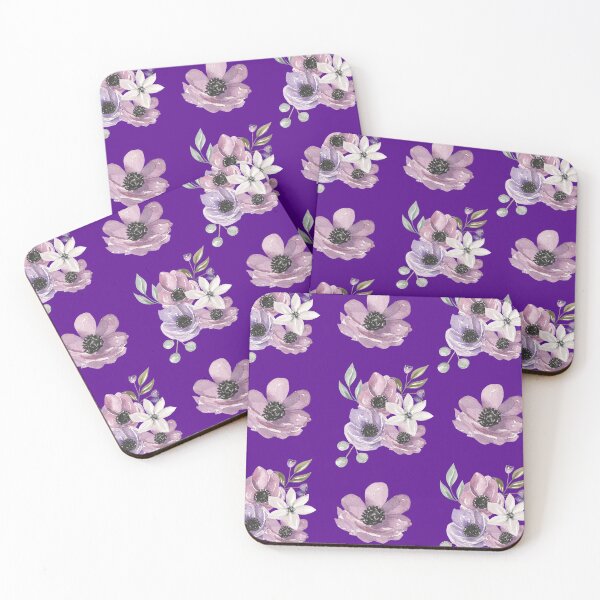 Item preview, Purple Watercolour Poppy's designed and sold by Brenton Golley.