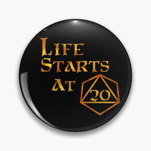 Item preview, Life starts at 20 designed and sold by titartwork.