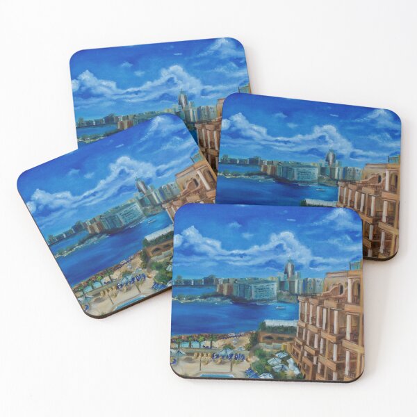 Item preview, Malta Seascape designed and sold by sarahlambertart.