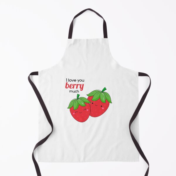 Item preview, Kawaii strawberries. I love you berry much. romantic berries designed and sold by GennyBunny.