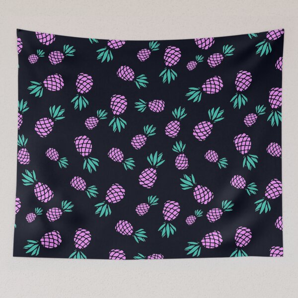 Item preview, Pink and Green Pineapples designed and sold by madtoyman.
