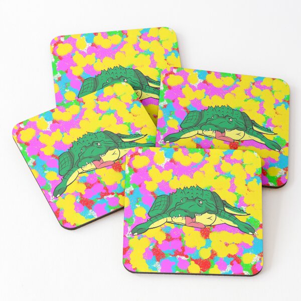 Item preview, Crocodile Pop Colour/Color Tie Dye Background Funky Cool designed and sold by IBMClothing.