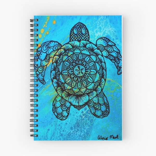 Item preview, mandala turtle designed and sold by HappyGeckos.