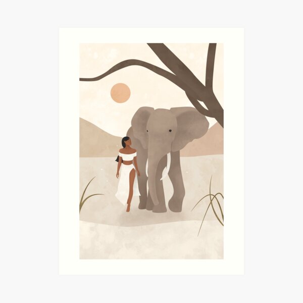 Spirit Animal – Elephant Art Print