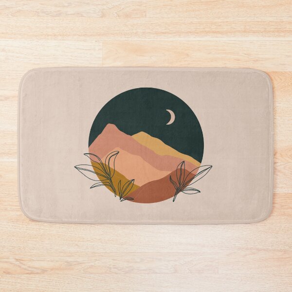 Item preview, Minimal Earth Tone Mountains designed and sold by aterkaderk.