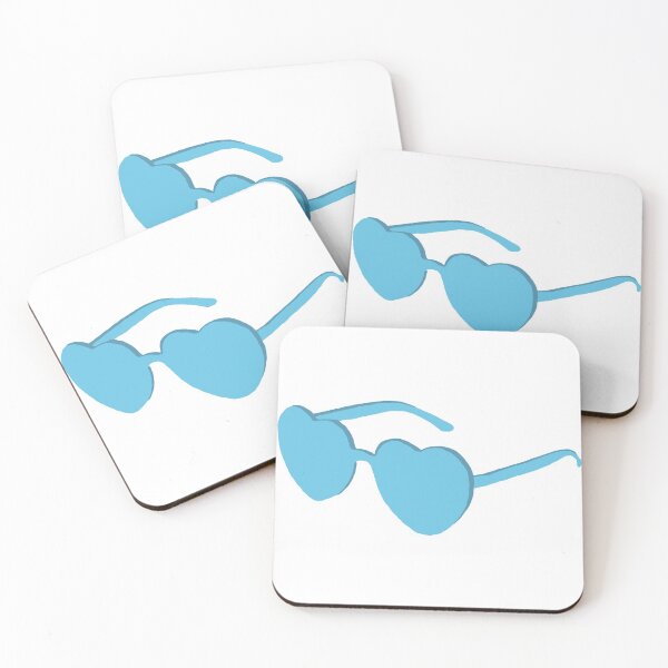Item preview, Blue Heart Sunglasses designed and sold by fanartgalore.