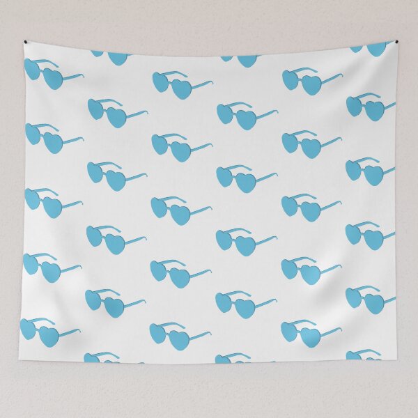 Item preview, Blue Heart Sunglasses designed and sold by fanartgalore.