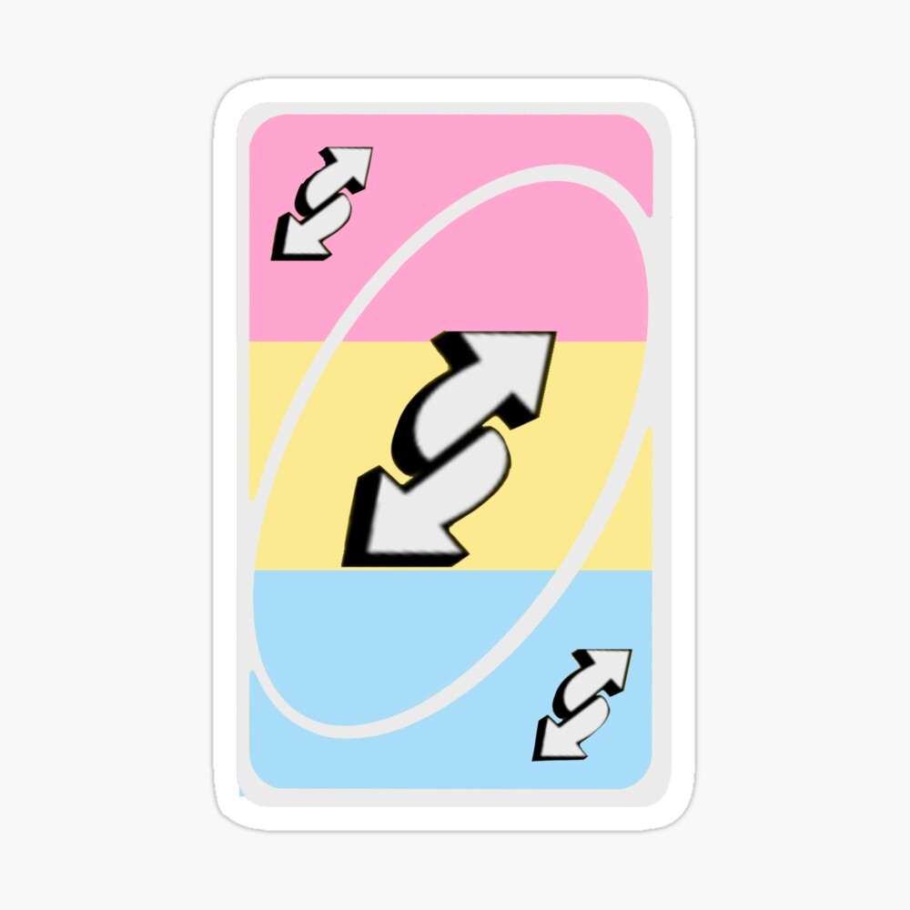 LGBTQ Uno Reverse Card Pansexual Greeting Card | ubicaciondepersonas ...