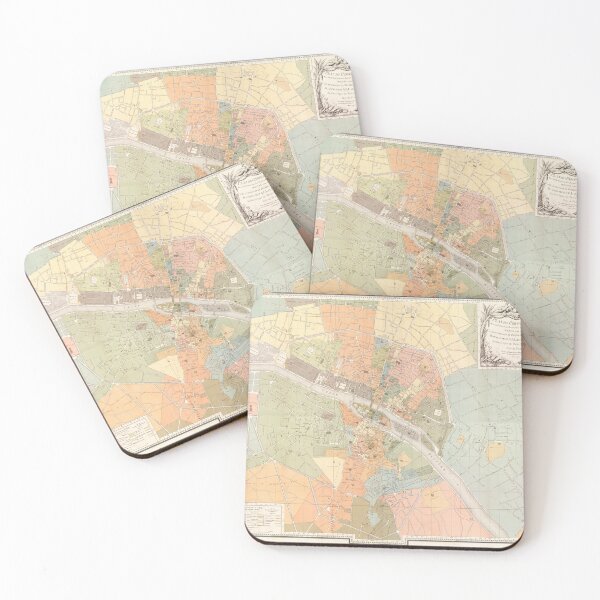 Item preview, Vintage Map of Paris France (1904) designed and sold by BravuraMedia.