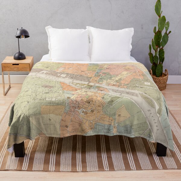 Item preview, Vintage Map of Paris France (1904) designed and sold by BravuraMedia.