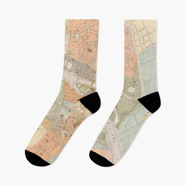 Item preview, Vintage Map of Paris France (1904) designed and sold by BravuraMedia.