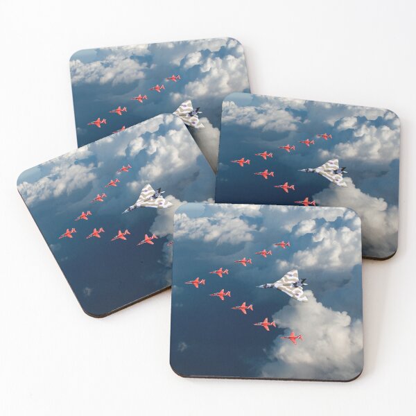 Item preview, Red Arrows y Avro Vulcan sobre las nubes designed and sold by Flight Artworks.