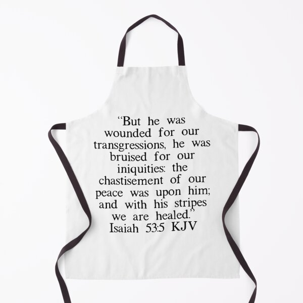 Item preview, Isaiah 53:5 KJV designed and sold by IBMClothing.