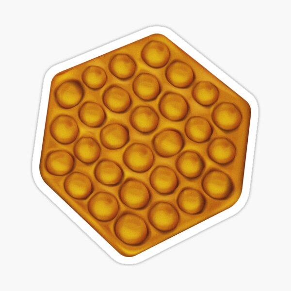 "Egg Bubble Waffle" Sticker for Sale by NiftyTrinket Redbubble