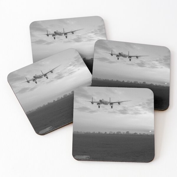 Item preview, Lancaster sunset B&W version designed and sold by Flight Artworks.