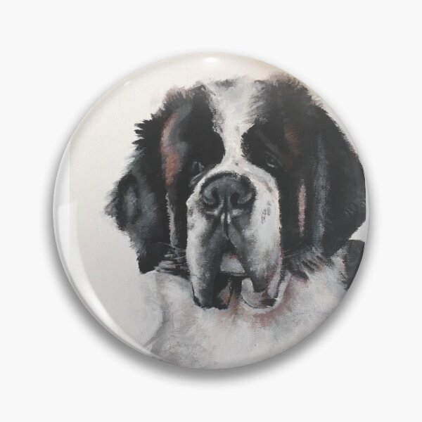 Item preview, St. Bernard painting! designed and sold by Lizadraws.