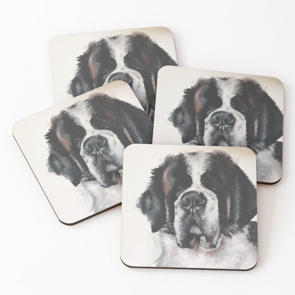 Item preview, St. Bernard painting! designed and sold by Lizadraws.