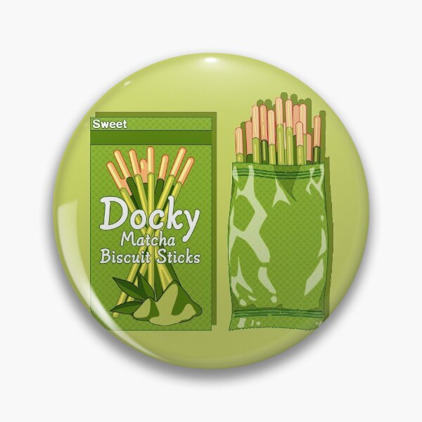 Item preview, Japanese matcha biscuit sticks designed and sold by AnGoArt.