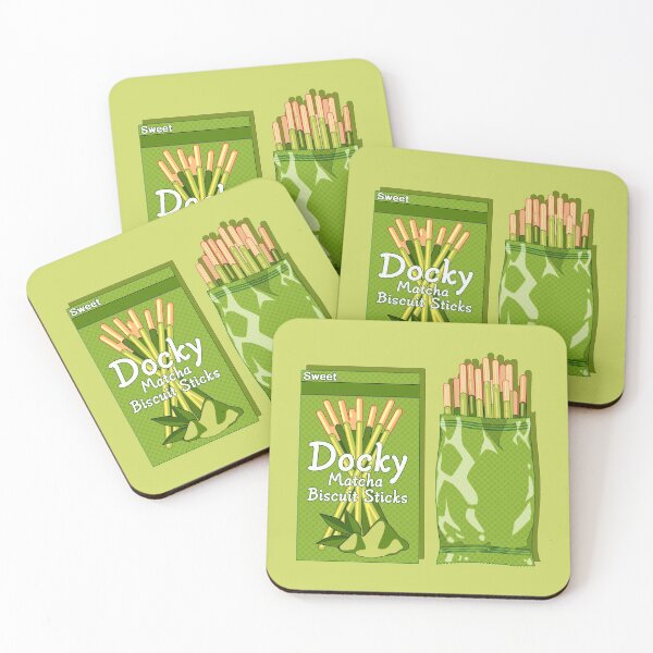 Item preview, Japanese matcha biscuit sticks designed and sold by AnGoArt.