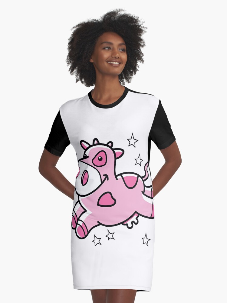 strawberry cow dress