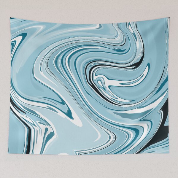 Item preview, Remolinos de mármol abstracto azul designed and sold by Diane Hunter Art.