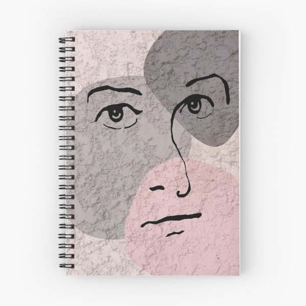 Item preview, Abstract Face design on pink background. decorating, interiors designed and sold by jayne0524.