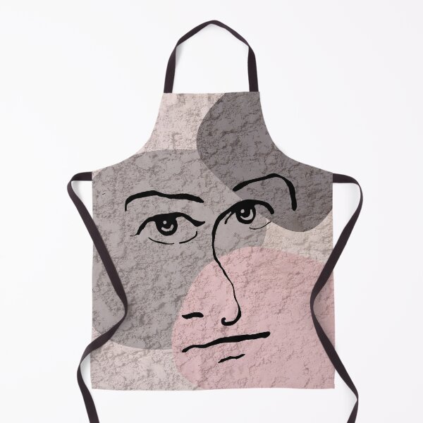 Item preview, Abstract Face design on pink background. decorating, interiors designed and sold by jayne0524.