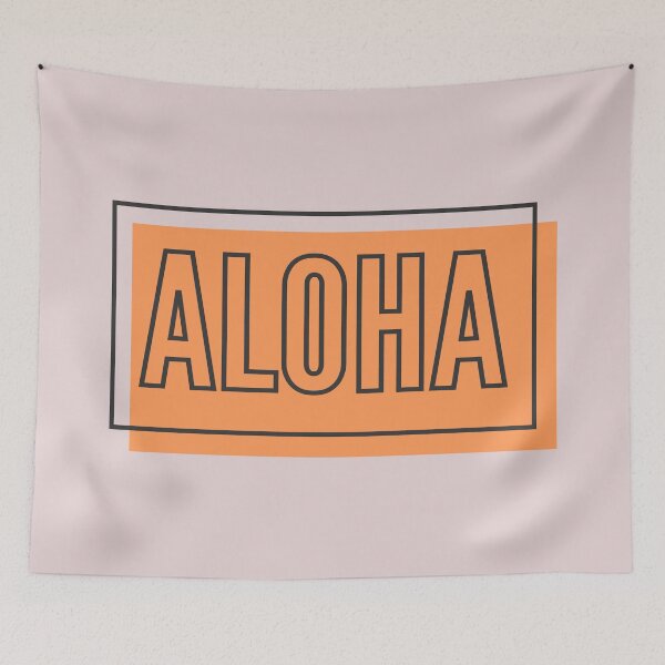 Item preview, Aloha neon simple textography  designed and sold by Skinpedia.