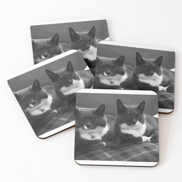Item preview, Twin cats designed and sold by Lamming Art.