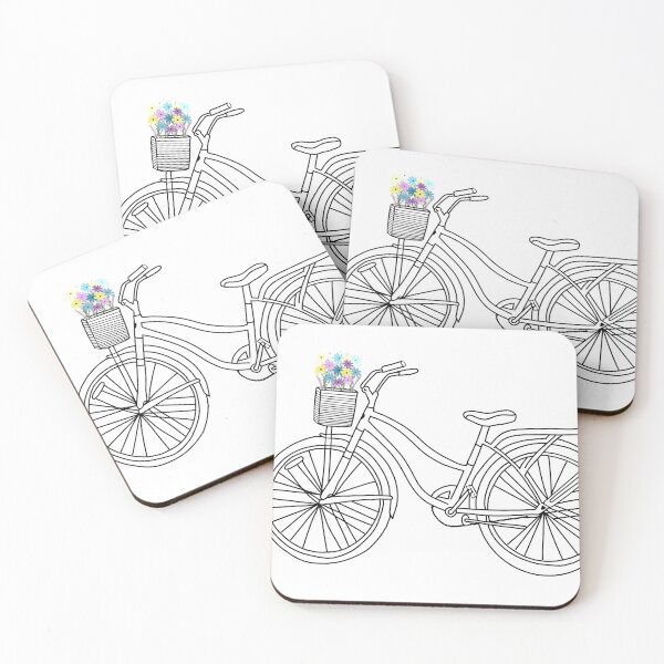 Item preview, Bike with flowers designed and sold by katiesully99.