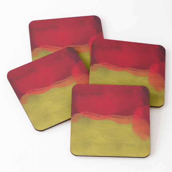 Item preview, Red green abstract  designed and sold by LaurenHWyatt.