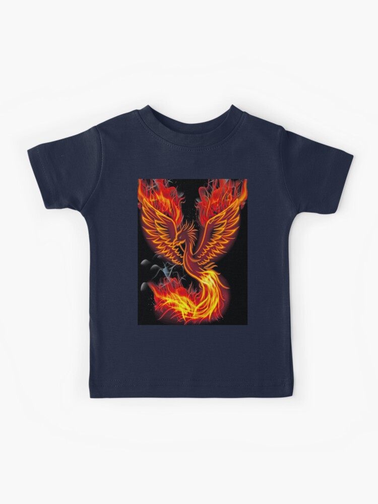 Phoenix T-Shirt Rise From the Ashes Bird Animal Graphic Tee-PL – Polozatee