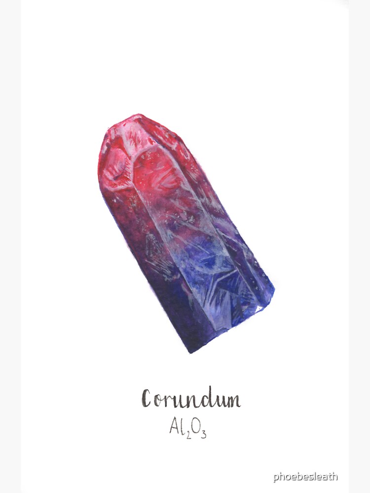 Thumbnail 3 of 3, Sticker, Corundum designed and sold by phoebesleath.