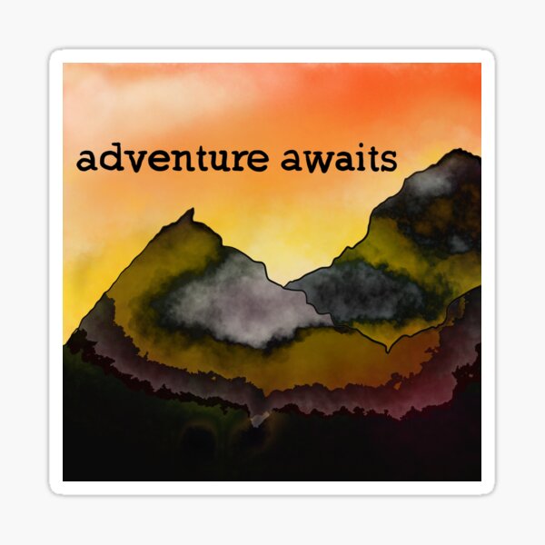 Adventure Awaits Sticker