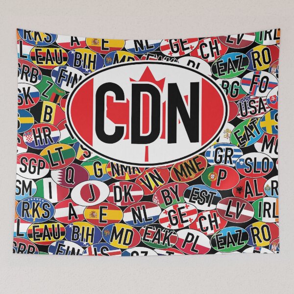 Item preview, Canada Vehicle Code Mosaic designed and sold by travelwitheric.
