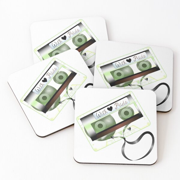 Item preview, Agender Pride Cassette Tape designed and sold by MetallicWings15.