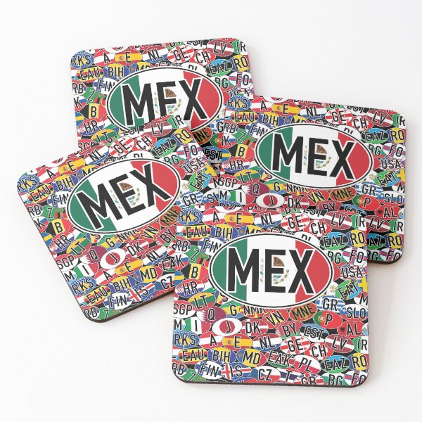 Item preview, Mexico Vehicle Code Mosaic designed and sold by travelwitheric.