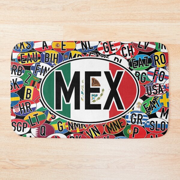 Item preview, Mexico Vehicle Code Mosaic designed and sold by travelwitheric.