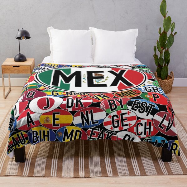 Item preview, Mexico Vehicle Code Mosaic designed and sold by travelwitheric.