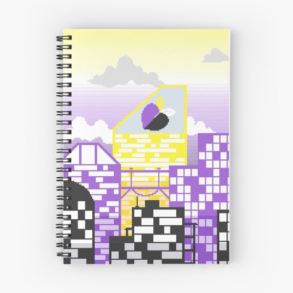 Item preview, Pixel Non-Binary Pride City designed and sold by MetallicWings15.