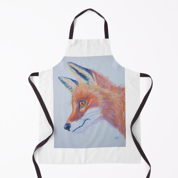 Item preview, Alert red fox head designed and sold by Julie Matthews.