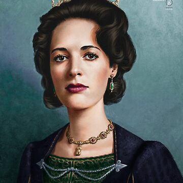 Artwork thumbnail, Phoebe Waller-Bridge Painted Portrait by WolfgangLeBlanc