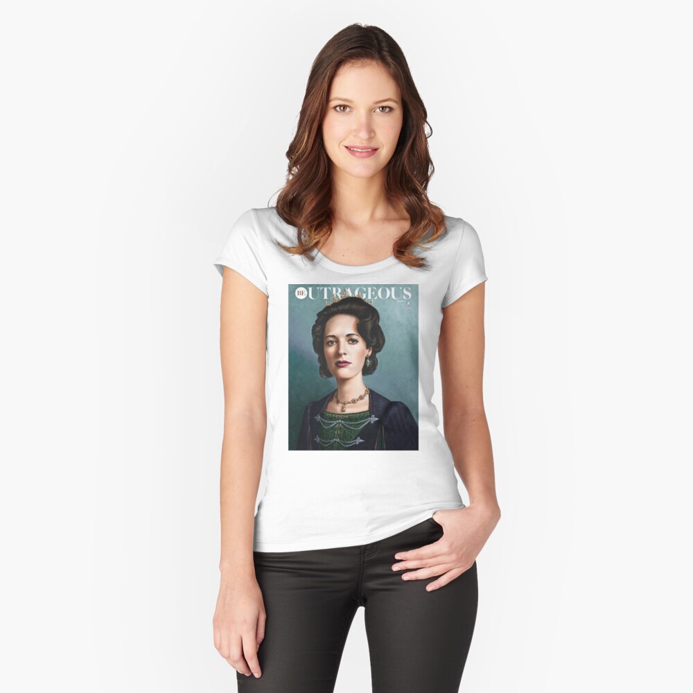 Item preview, Fitted Scoop T-Shirt designed and sold by WolfgangLeBlanc.