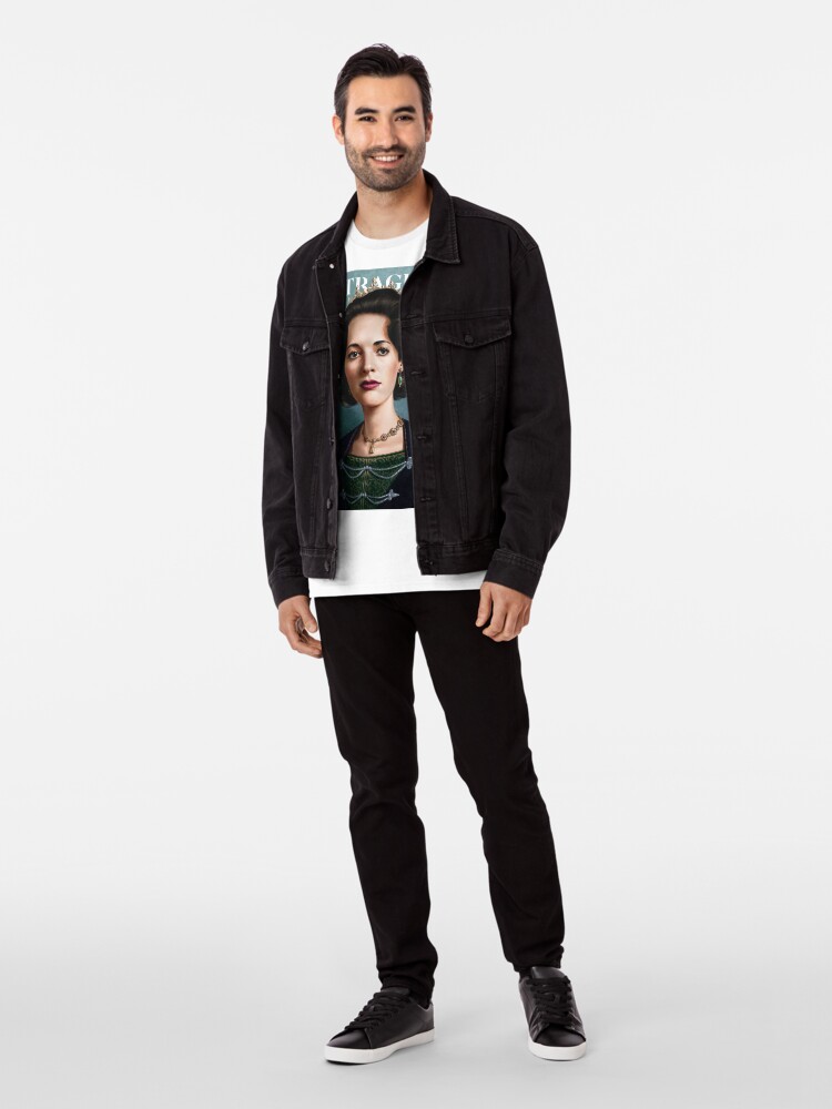 Thumbnail 5 of 6, Premium T-Shirt, Phoebe Waller-Bridge Painted Portrait designed and sold by WolfgangLeBlanc.