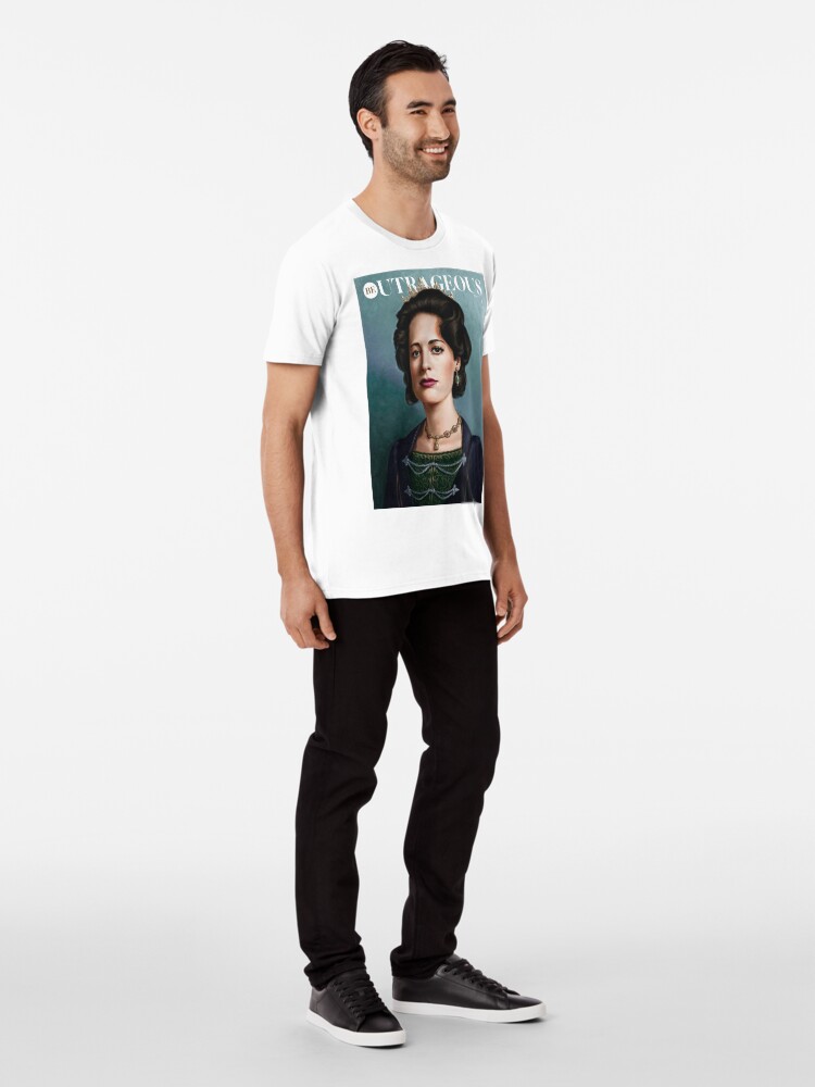 Thumbnail 3 of 6, Premium T-Shirt, Phoebe Waller-Bridge Painted Portrait designed and sold by WolfgangLeBlanc.