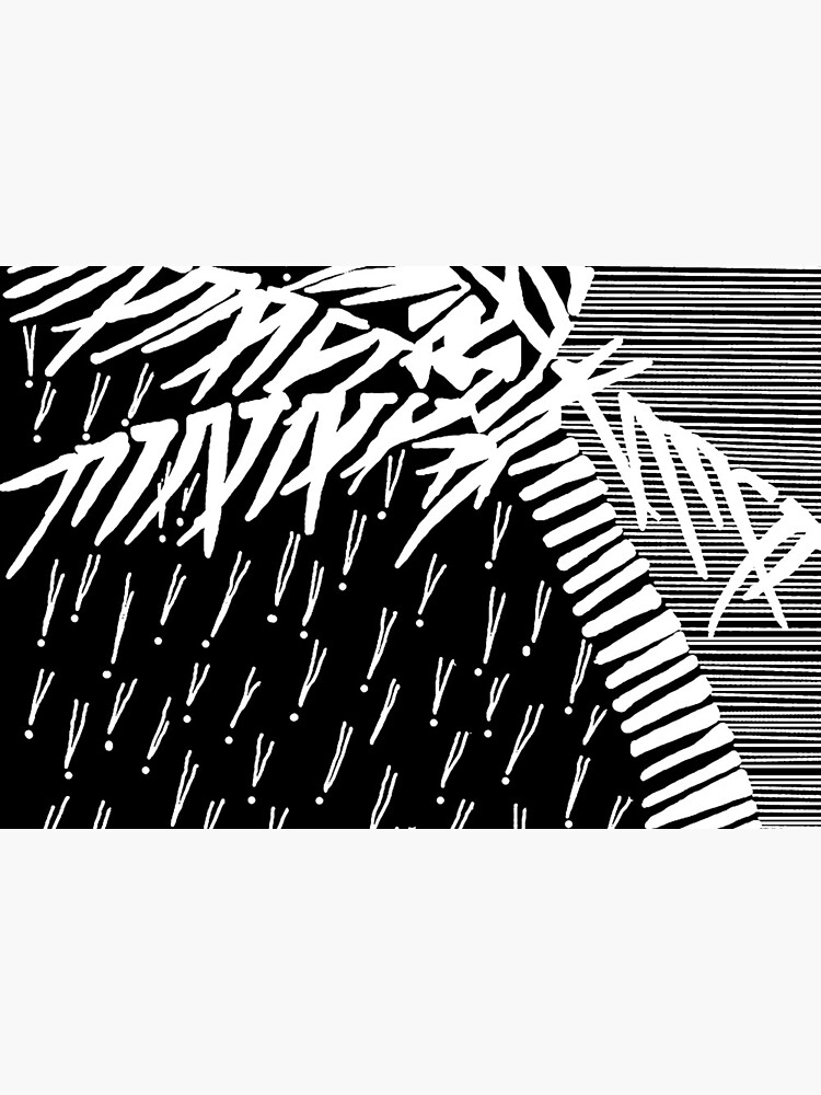 Tropical Rain Prime White on Black by hoxtonboy