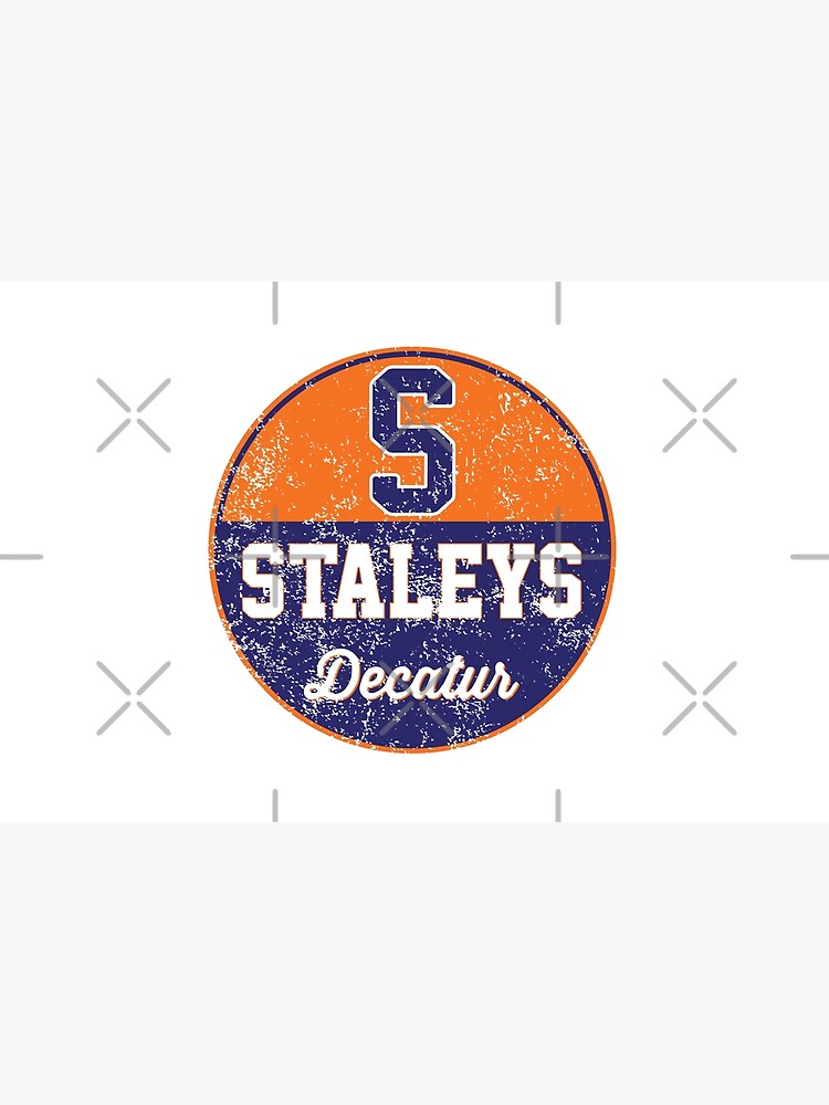 Decatur Staleys Distressed Logo - Defunct Football Team - 1919-1922  Expansion Team for Illinois - Predecessors to the Chicago Bears | iPad Case  & Skin