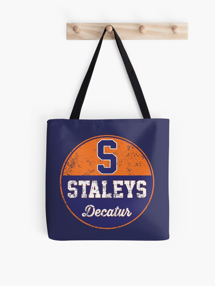 Decatur Staleys Distressed Logo - Defunct Football Team - 1919-1922  Expansion Team for Illinois - Predecessors to the Chicago Bears | Tote Bag