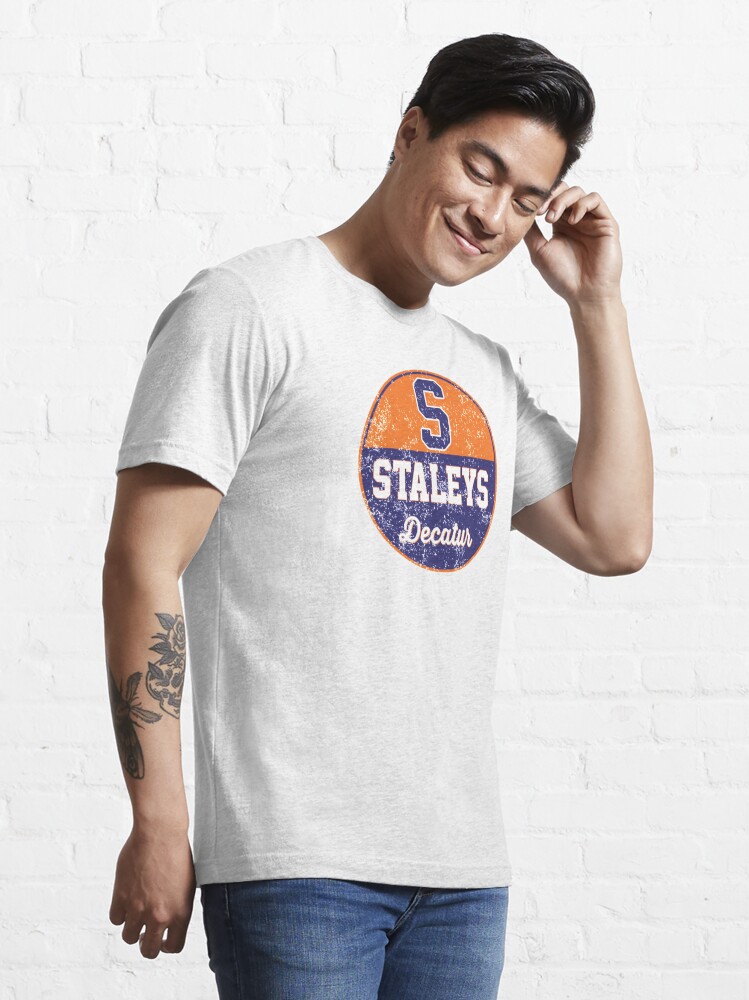 CHICAGO OR DECATUR STALEYS, PRE-BEARS. RETRO THROWBACK MEN'S T-SHIRT