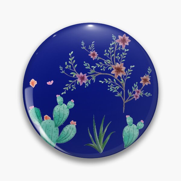 Item preview, wild Cactus watercolor flowers  designed and sold by vidyaroul.